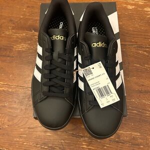 NEW Adidas Grand Court 2.0 - Black, Women’s size 8.5